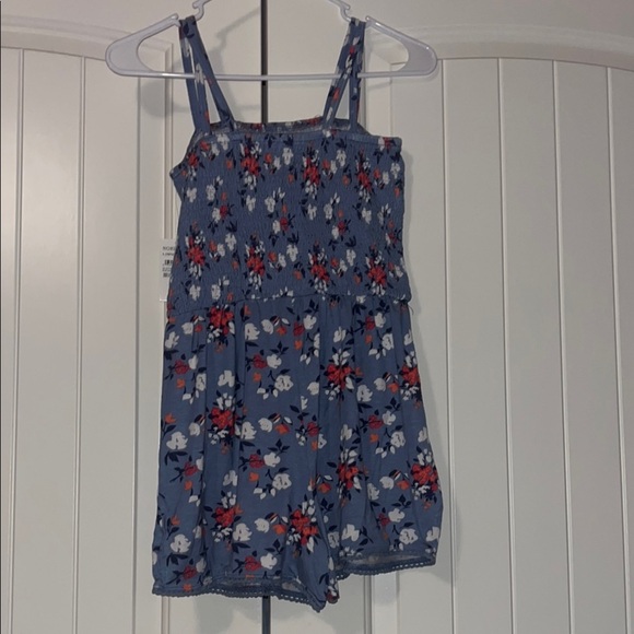 Tucker + Tate Blue Floral Romper - Picture 8 of 8